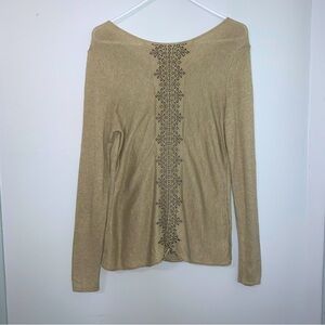 Nic + Zoe Boatneck Sweater Size Medium